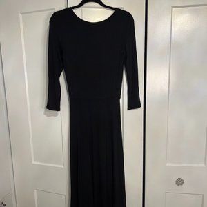 Aqua Hi-Low Maxi Dress